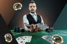 rtsslot mobile app interface showing live blackjack dealer studio on smartphone screen